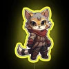 Dandd Tabaxi Rogue RGB Neon Sign - Image 5