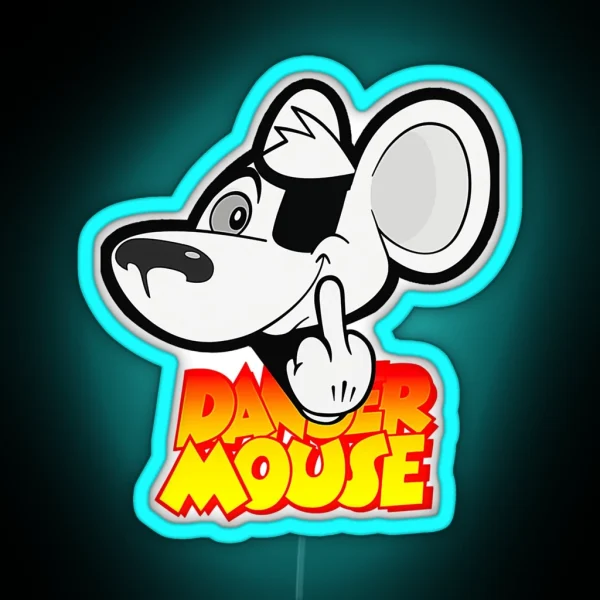 Danger Mouse Danger Mouse Vintage RGB Neon Sign
