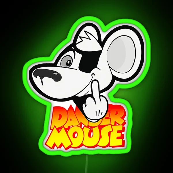 Danger Mouse Danger Mouse Vintage RGB Neon Sign