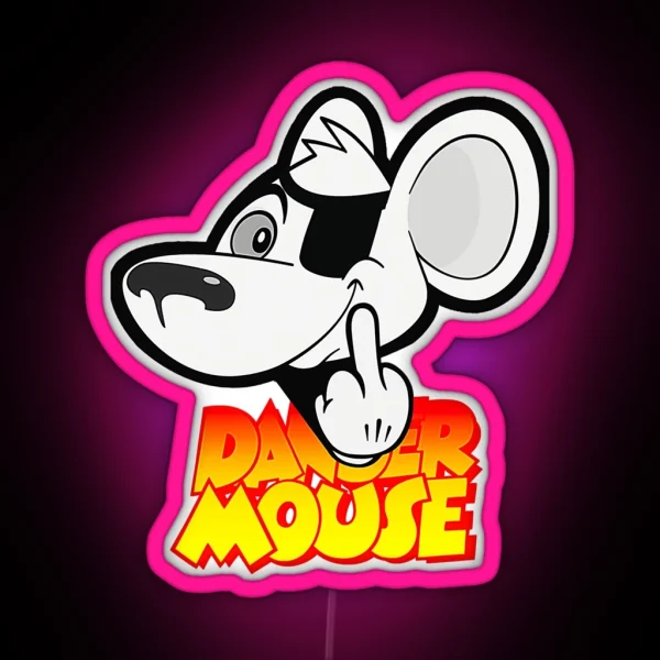 Danger Mouse Danger Mouse Vintage RGB Neon Sign