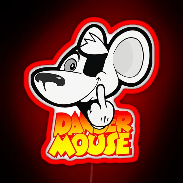 Danger Mouse Danger Mouse Vintage RGB Neon Sign