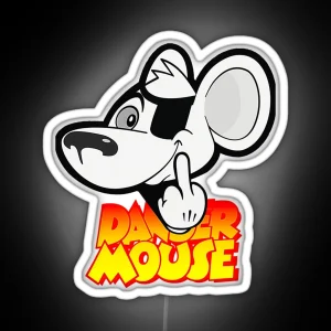 Danger Mouse Danger Mouse Vintage RGB Neon Sign