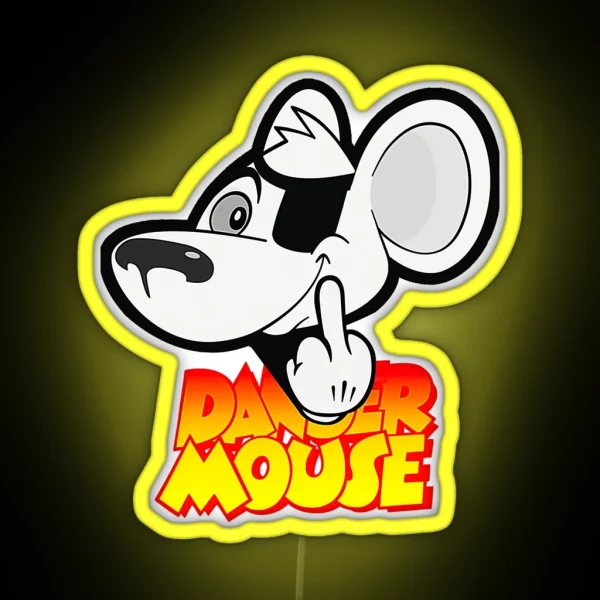 Danger Mouse Danger Mouse Vintage RGB Neon Sign