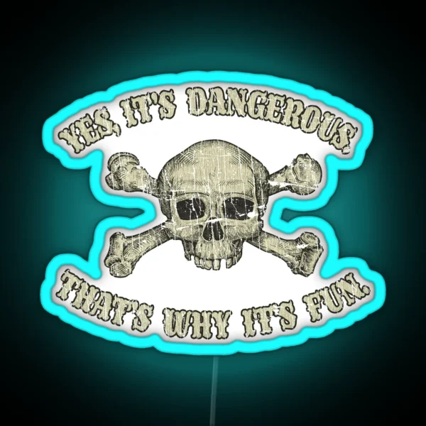 Dangerous Fun 1978 RGB Neon Sign