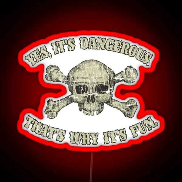 Dangerous Fun 1978 RGB Neon Sign