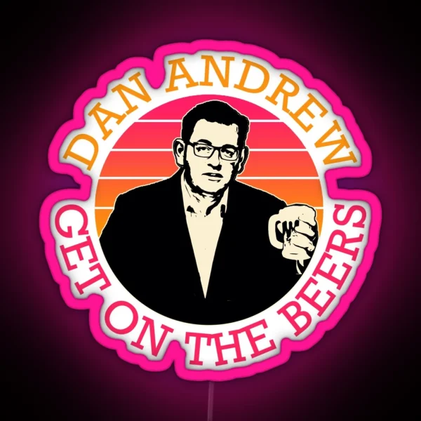 Daniel Andrews RGB Neon Sign