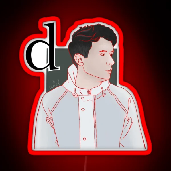 Daniel Howell And His Weird Half Translucent Coat RGB Neon Sign