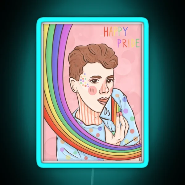Daniel Howell Happy Pride RGB Neon Sign
