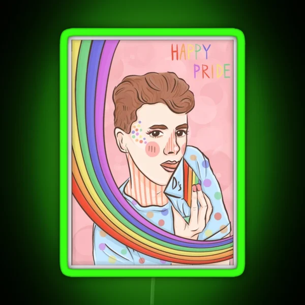 Daniel Howell Happy Pride RGB Neon Sign