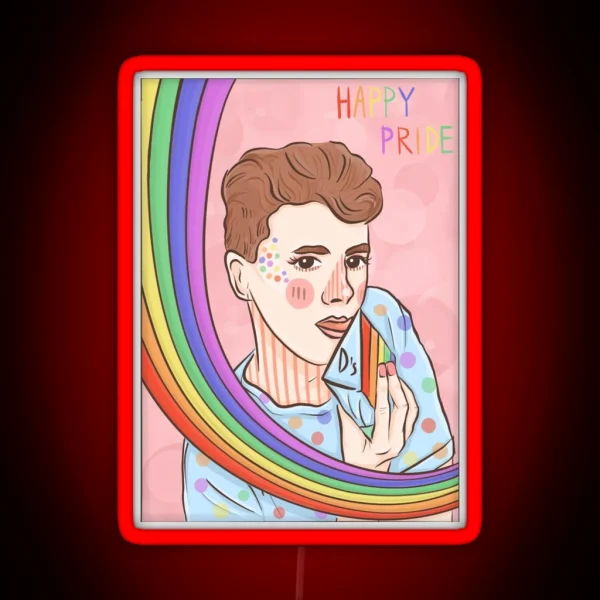 Daniel Howell Happy Pride RGB Neon Sign