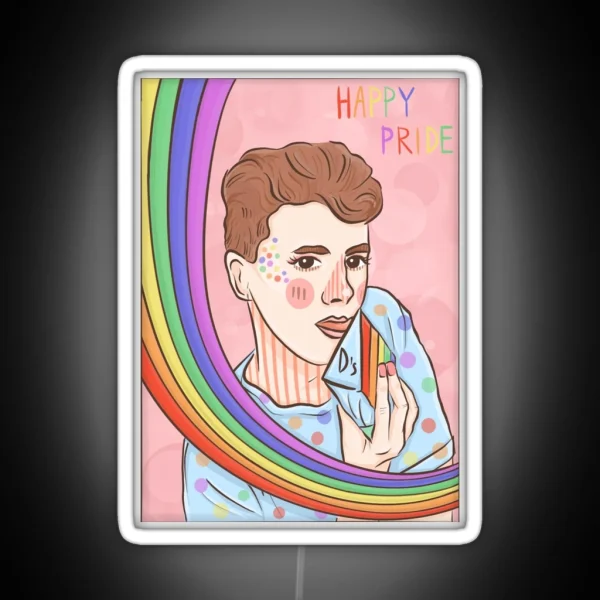Daniel Howell Happy Pride RGB Neon Sign