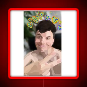 Daniel Howell RGB Neon Sign