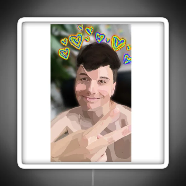 Daniel Howell RGB Neon Sign