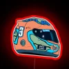Daniel Ricciardo 2022 Helmet RGB Neon Sign - Image 2