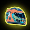 Daniel Ricciardo 2022 Helmet RGB Neon Sign - Image 6