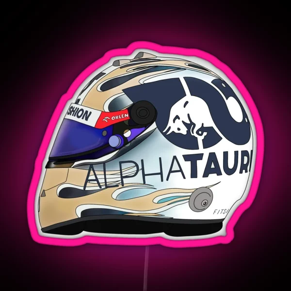 Daniel Ricciardo 2023 Helmet RGB Neon Sign
