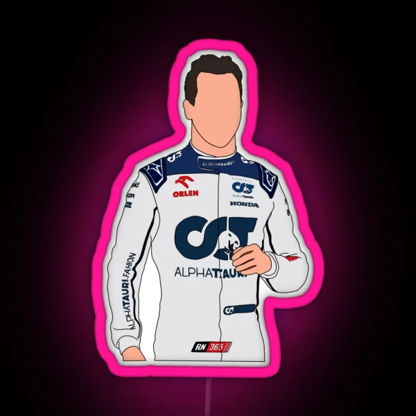 Daniel Ricciardo 2023 Return RGB Neon Sign