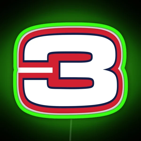 Daniel Ricciardo 3 Redbull RGB Neon Sign
