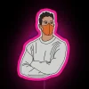 Daniel Ricciardo Arms Crossed RGB Neon Sign - Image 6