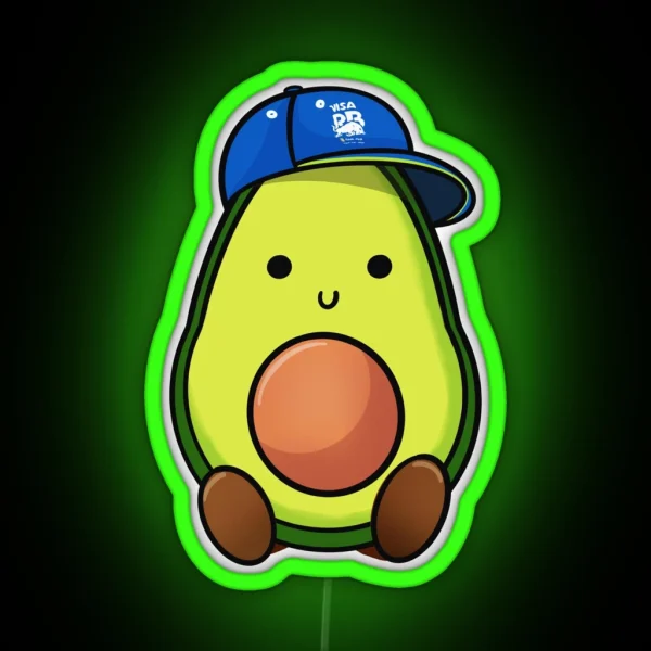 Daniel Ricciardo As Daniel Avocado RGB Neon Sign