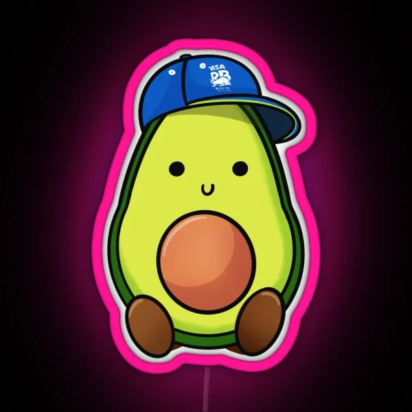 Daniel Ricciardo As Daniel Avocado RGB Neon Sign