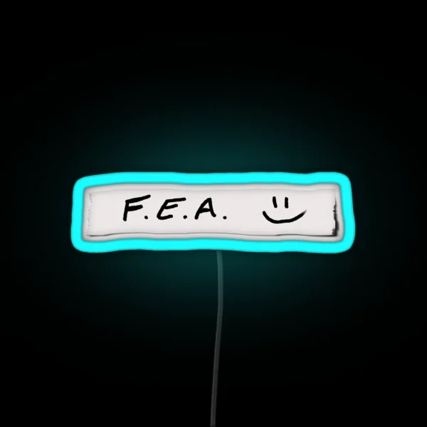 Daniel Ricciardo FEA F1 Tape Motto RGB Neon Sign