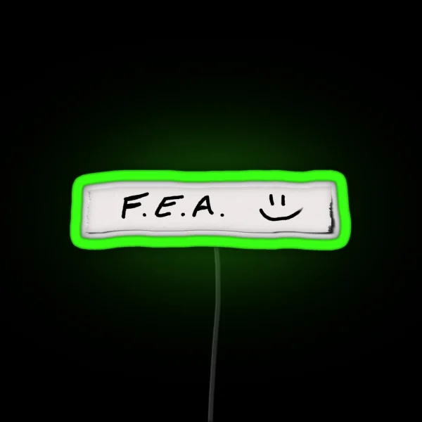 Daniel Ricciardo FEA F1 Tape Motto RGB Neon Sign