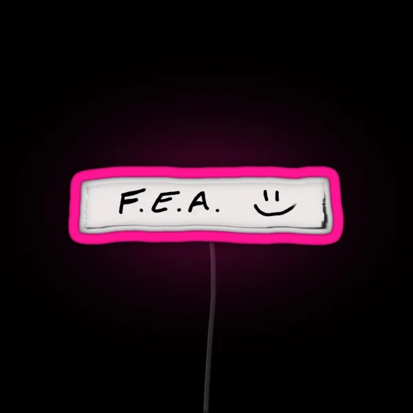 Daniel Ricciardo FEA F1 Tape Motto RGB Neon Sign