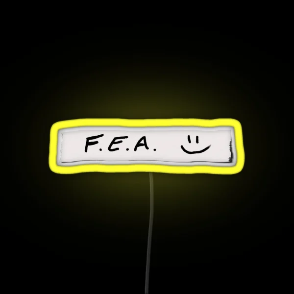 Daniel Ricciardo FEA F1 Tape Motto RGB Neon Sign