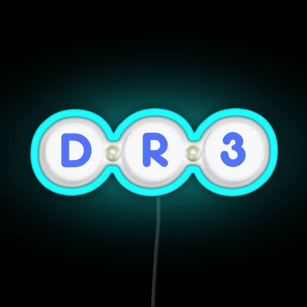 Daniel Ricciardo Friendship Bracelet RGB Neon Sign