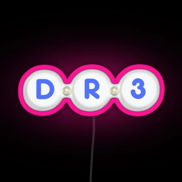 Daniel Ricciardo Friendship Bracelet RGB Neon Sign