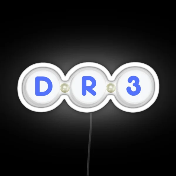 Daniel Ricciardo Friendship Bracelet RGB Neon Sign