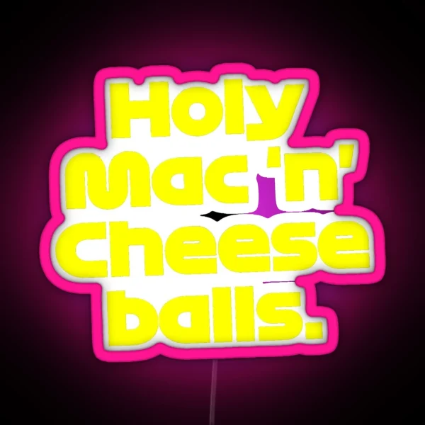 Daniel Ricciardo Mac N Cheese RGB Neon Sign
