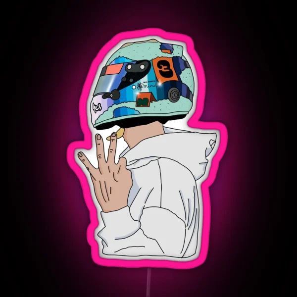 Daniel Ricciardo Number 3 2021 RGB Neon Sign