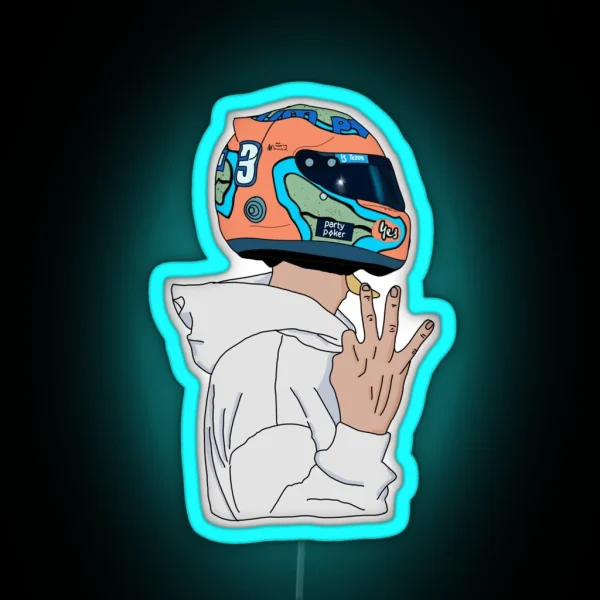 Daniel Ricciardo Number 3 2022 RGB Neon Sign