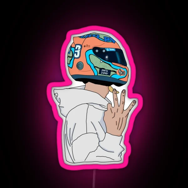 Daniel Ricciardo Number 3 2022 RGB Neon Sign