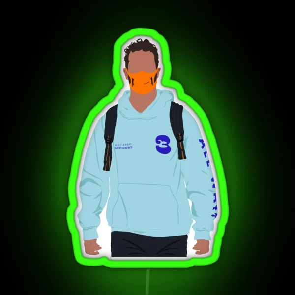 Daniel Ricciardo RGB Neon Sign