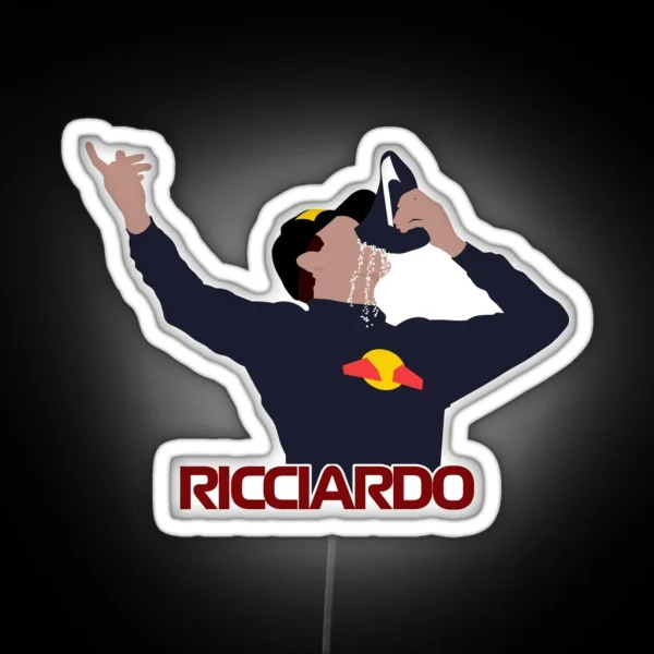 Daniel Ricciardo Shoey RGB Neon Sign