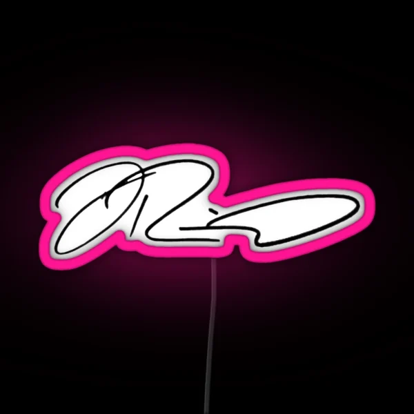 Daniel Ricciardo Signature RGB Neon Sign