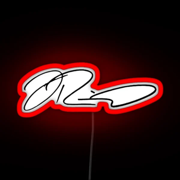 Daniel Ricciardo Signature RGB Neon Sign