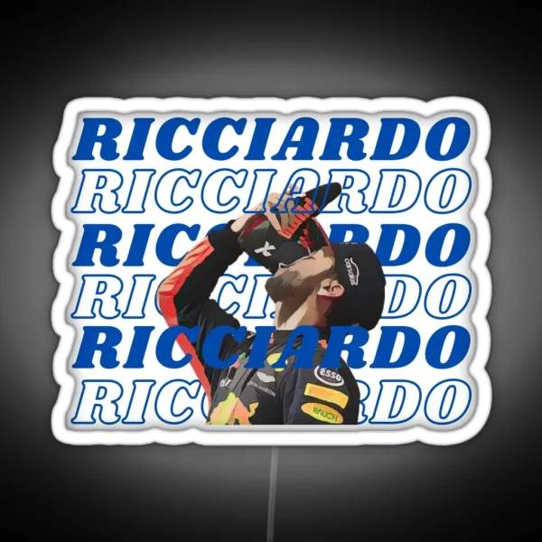 Daniel Ricciardo The Unstoppable F1 Legend Racing Danny Ric RGB Neon Sign