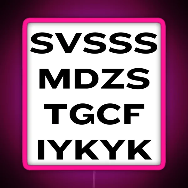 Danmei IYKYK RGB Neon Sign