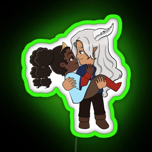 Dante And Cherry RGB Neon Sign