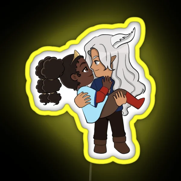 Dante And Cherry RGB Neon Sign