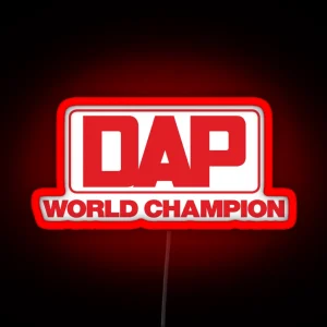 DAP Kart World Champion Vintage Karting Small Print RGB Neon Sign