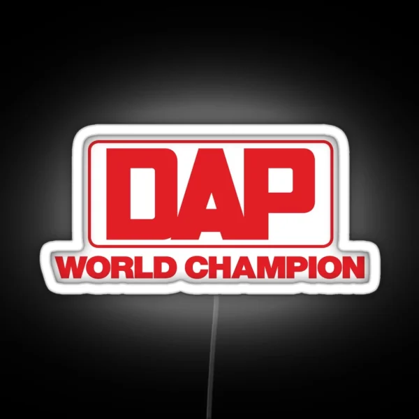 DAP Kart World Champion Vintage Karting Small Print RGB Neon Sign