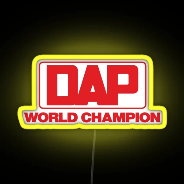 DAP Kart World Champion Vintage Karting Small Print RGB Neon Sign