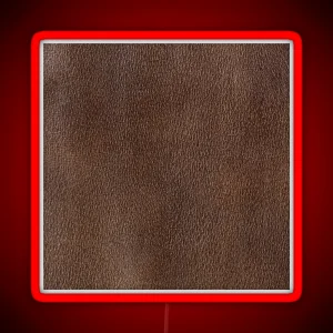 Dark Animal Leather Skin Hide Texture RGB Neon Sign