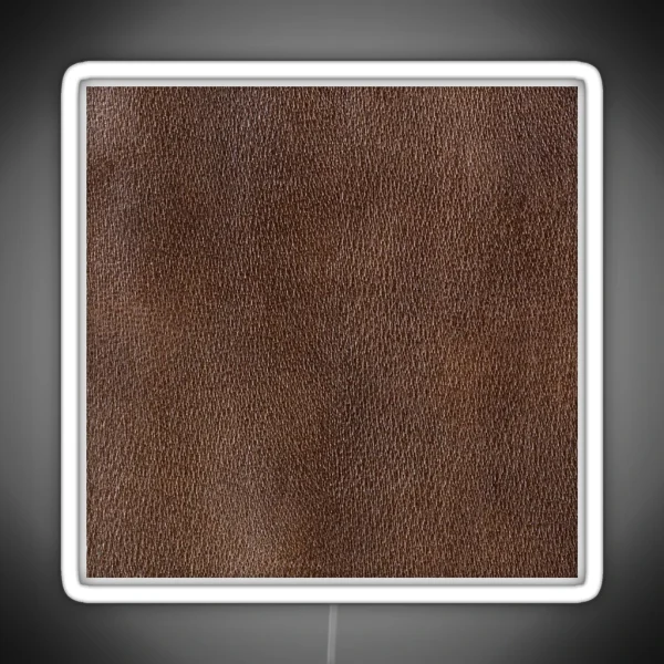 Dark Animal Leather Skin Hide Texture RGB Neon Sign
