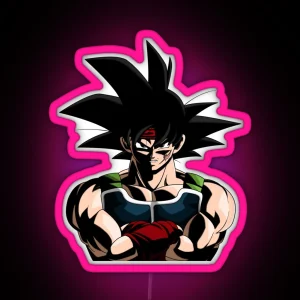 Dark Bardock RGB Neon Sign